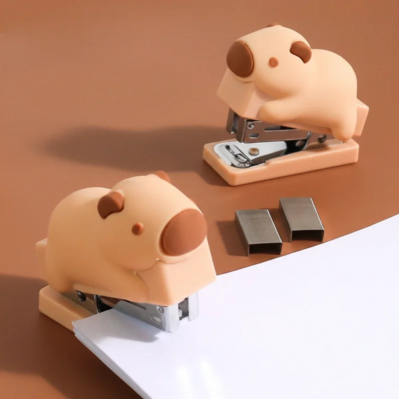 Cute Mini Capybara Stapler Set - Capybara Plush & Merch