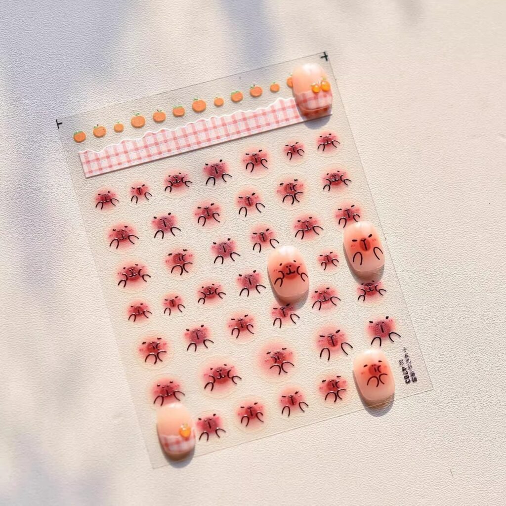 Capybara Nail Sticker