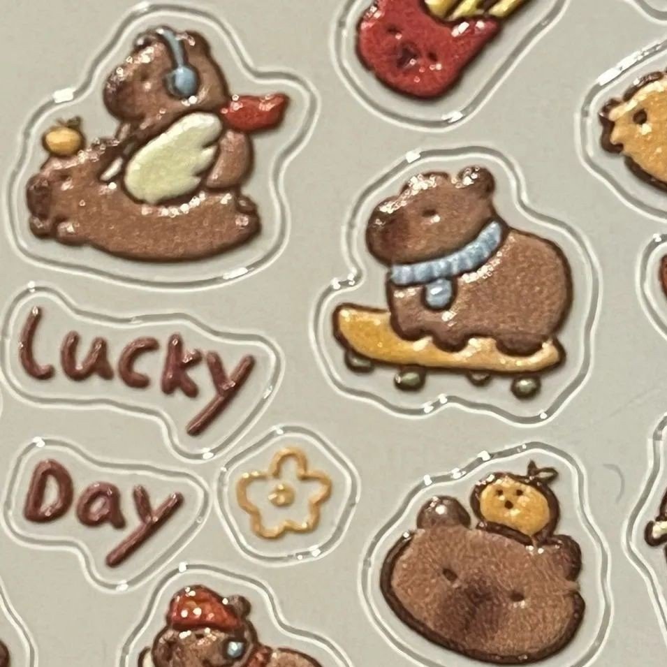 Capybara Nail Stickers