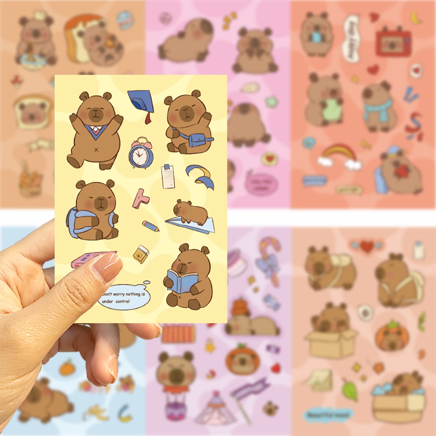Capybara Sticker Set