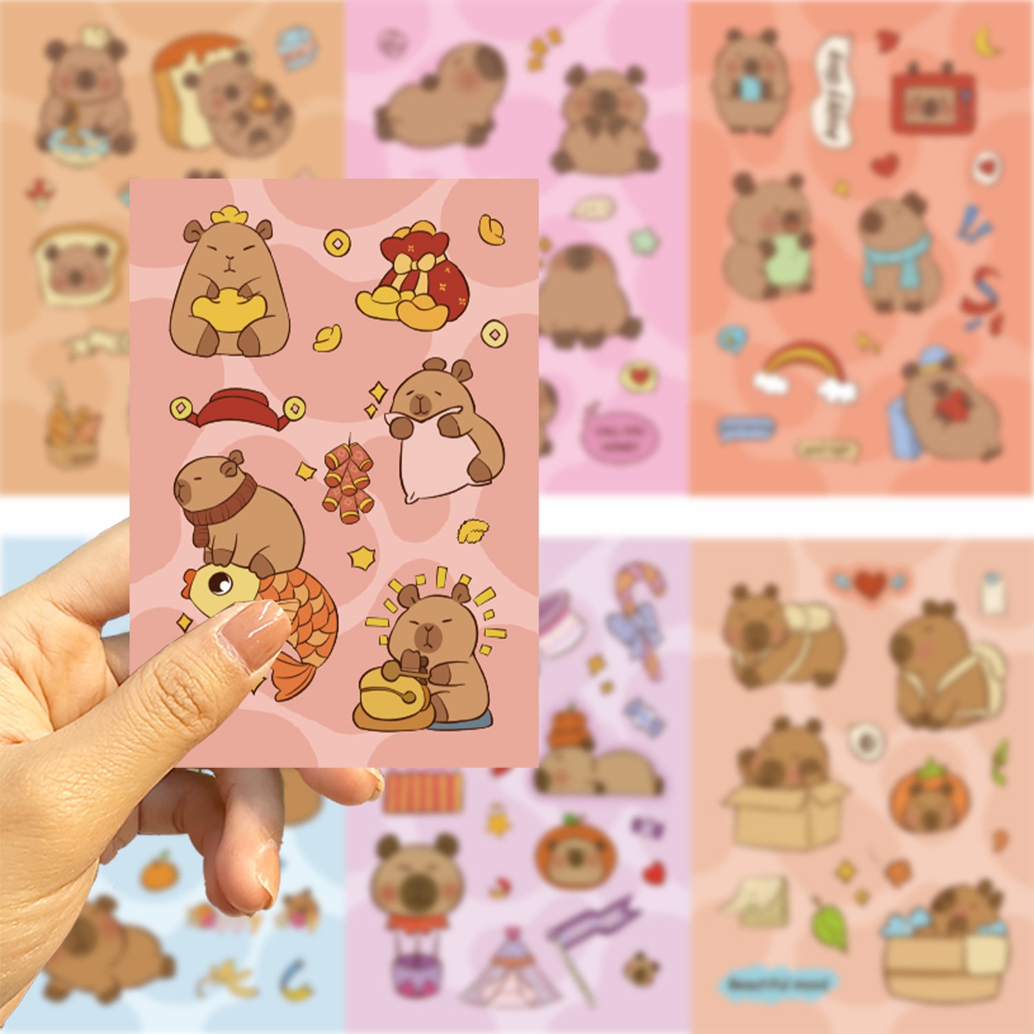 Capybara Sticker Set