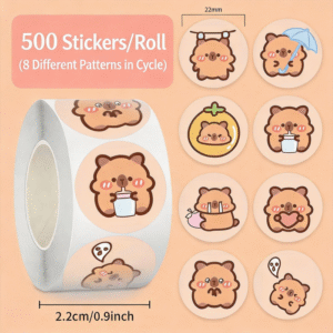 Capybara Sticker Roll