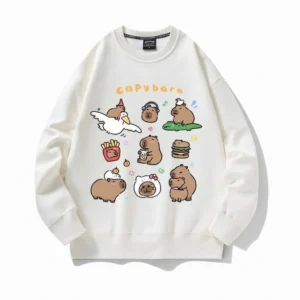 Kawaii Capybara Sweatshirt - 4 Colors