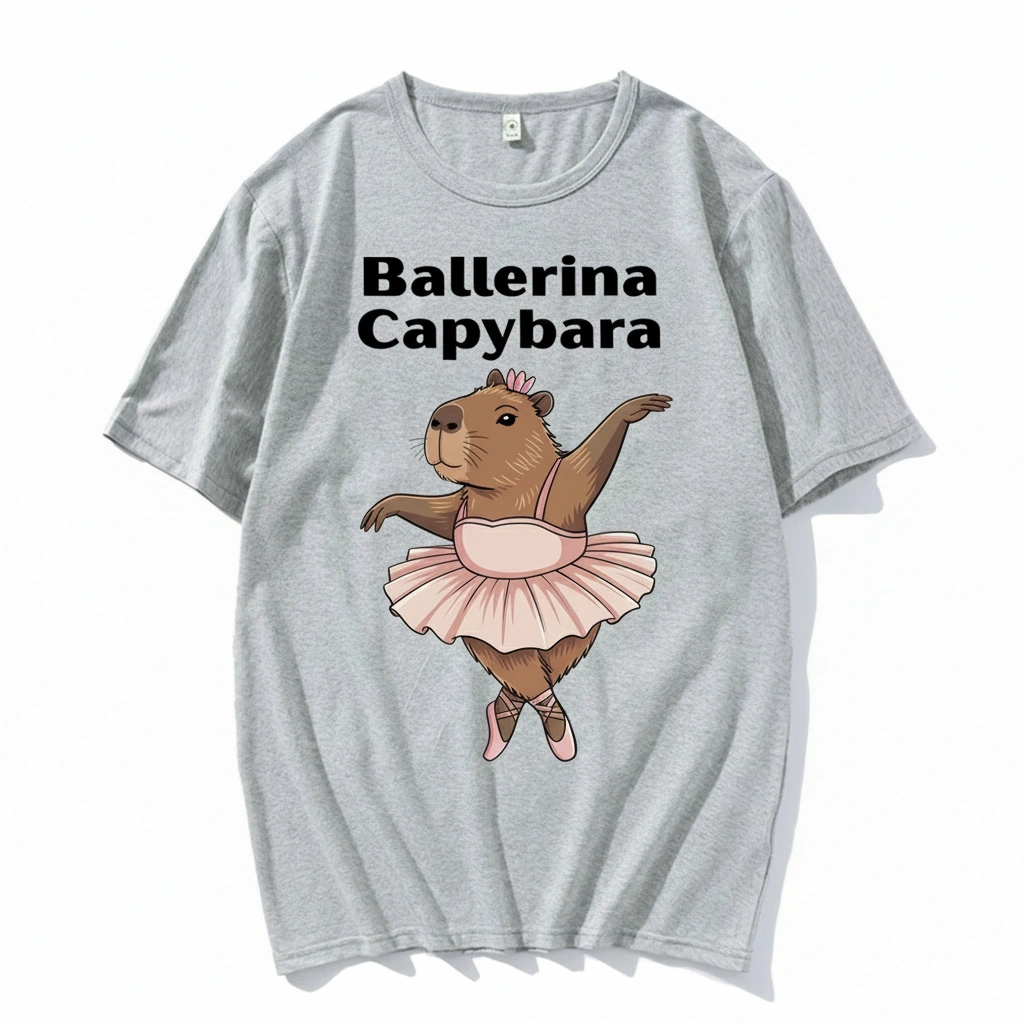 Ballerina Capybara T-Shirt