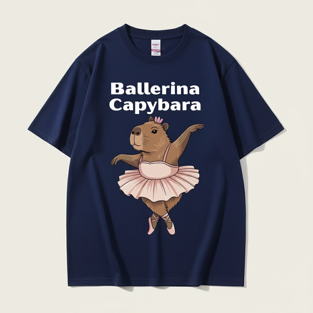 Ballerina Capybara T-Shirt