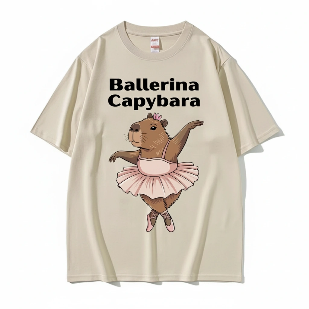 Ballerina Capybara T-Shirt