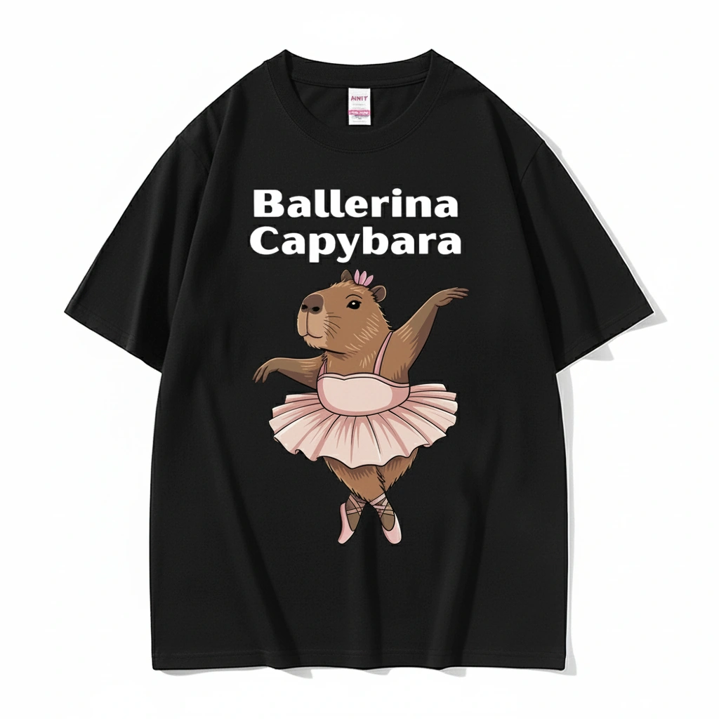 Ballerina Capybara T-Shirt