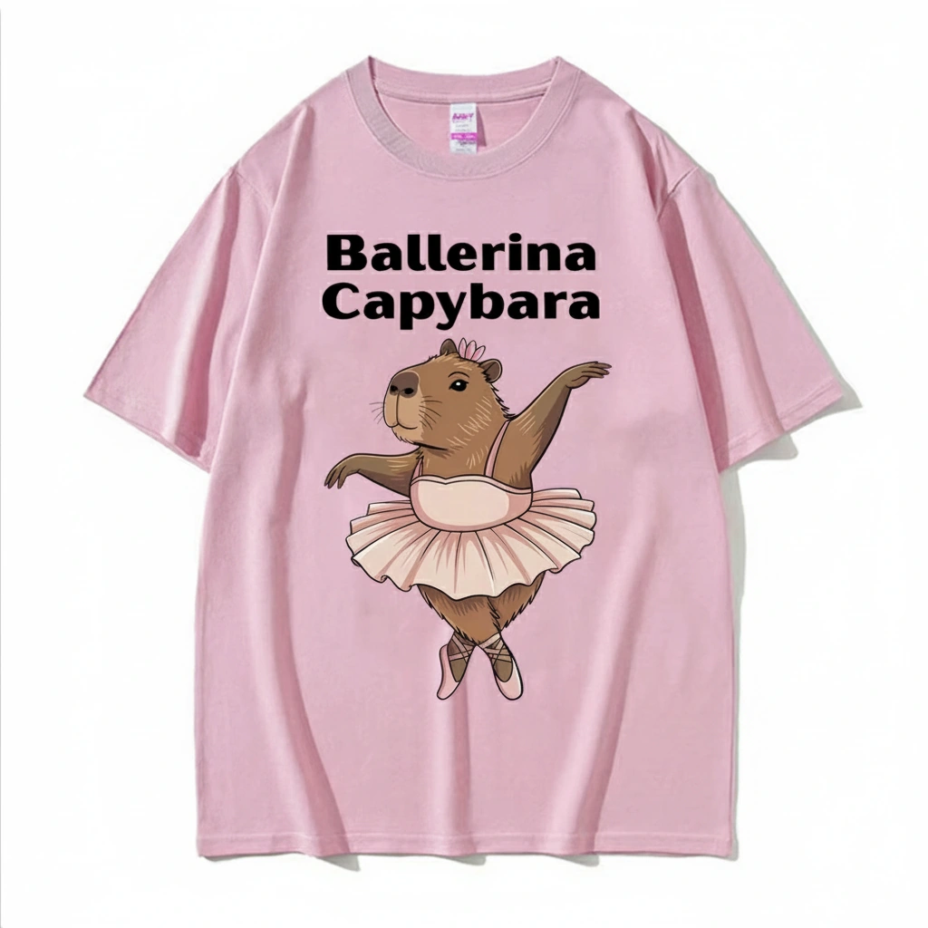 Ballerina Capybara T-Shirt