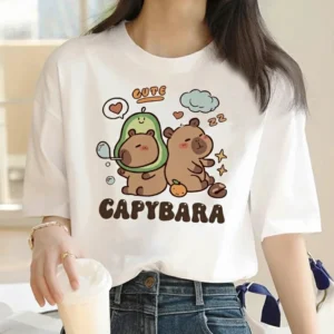 Cute Capybara Hot Spring T-Shirt