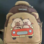 Capybara Car Backpack for Kids School Bag (3 Colors, 2 Sizes) photo review